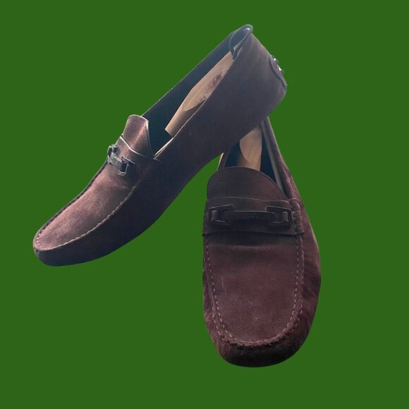 Tod’s Brown Suede Gommino Loafers – Size 13.5 (Made in Italy) - Picture 2 of 5
